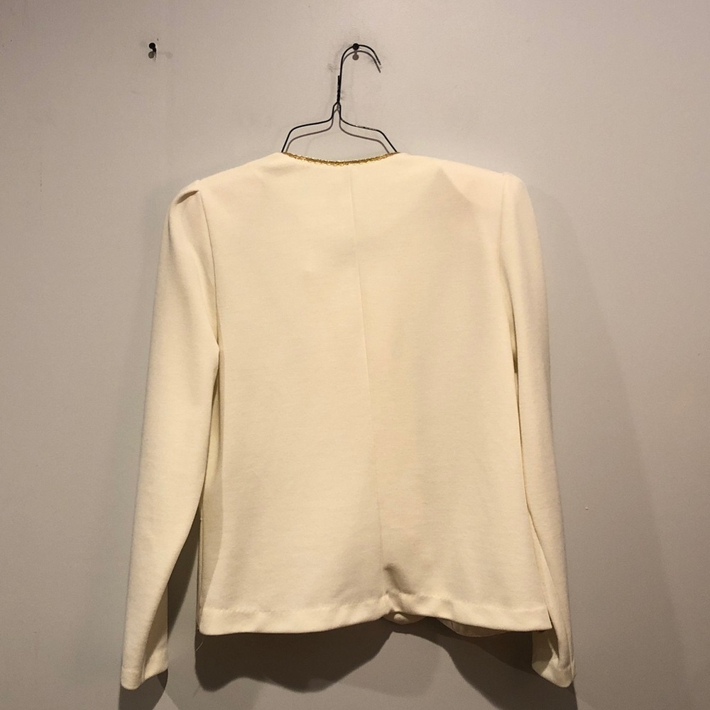 Pablo Collection Vintage Gold Detail Long Sleeve Blouse - Picture 5 of 5
